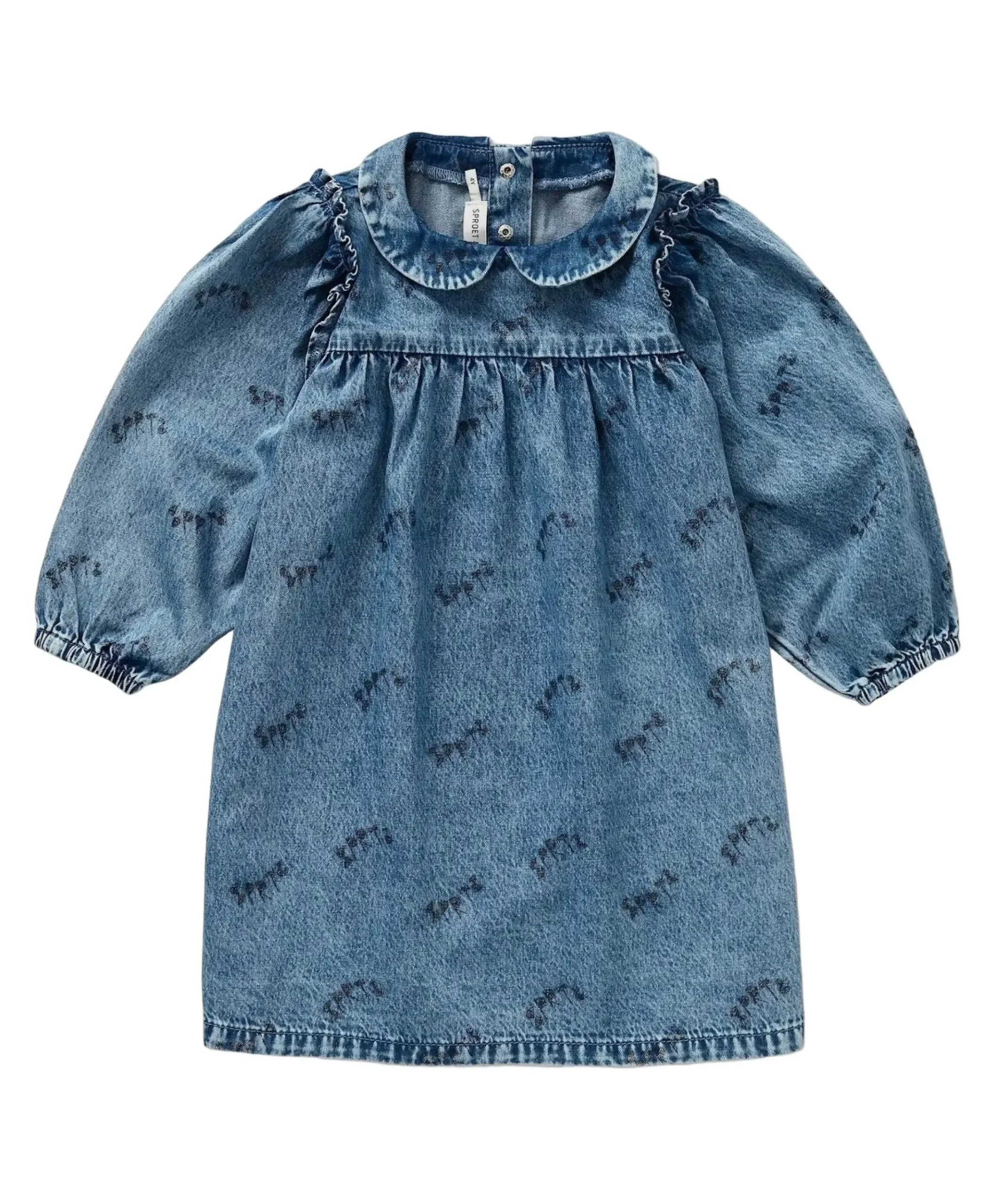 Meisjes jurk blauw