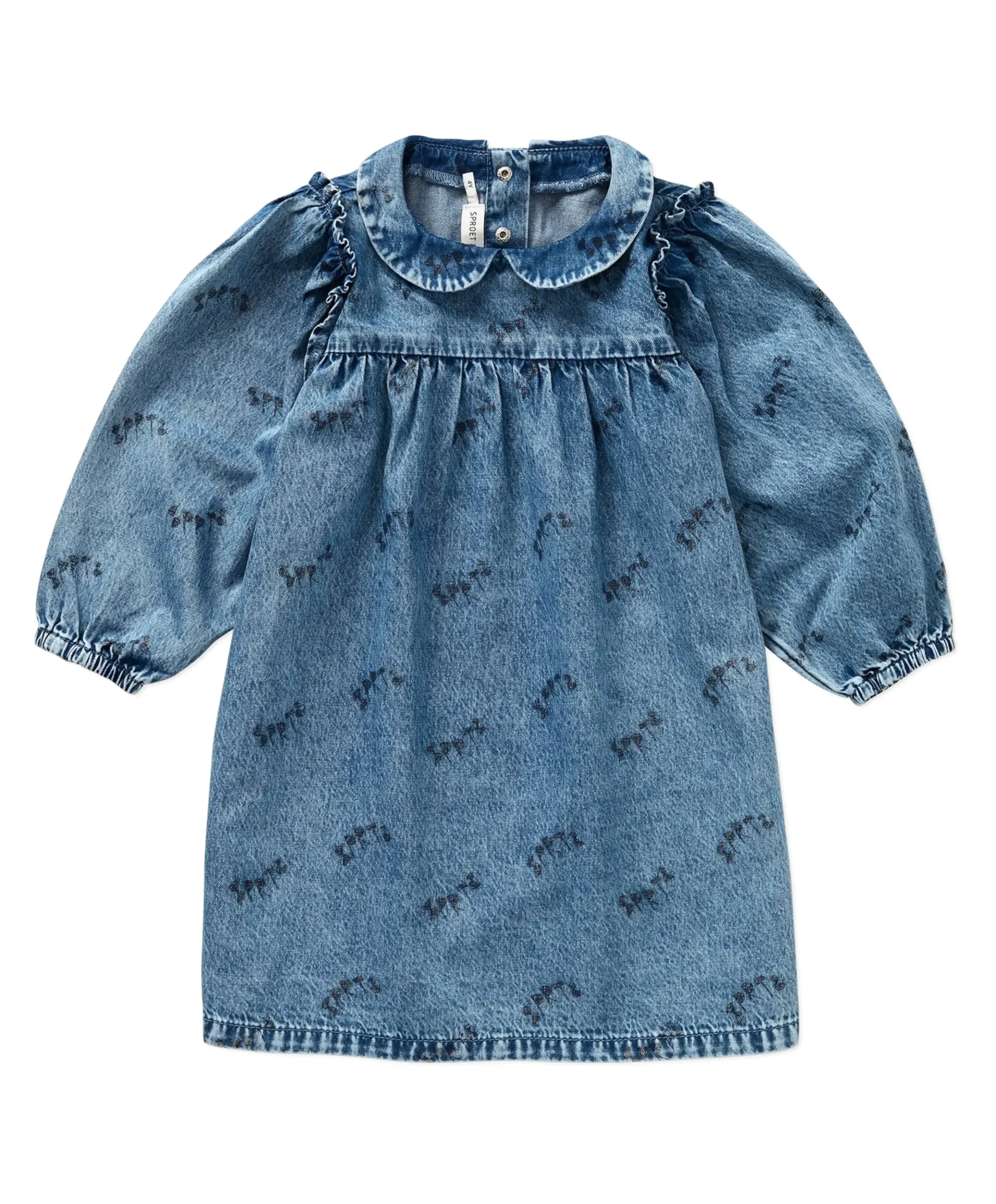 Meisjes jurk blauw