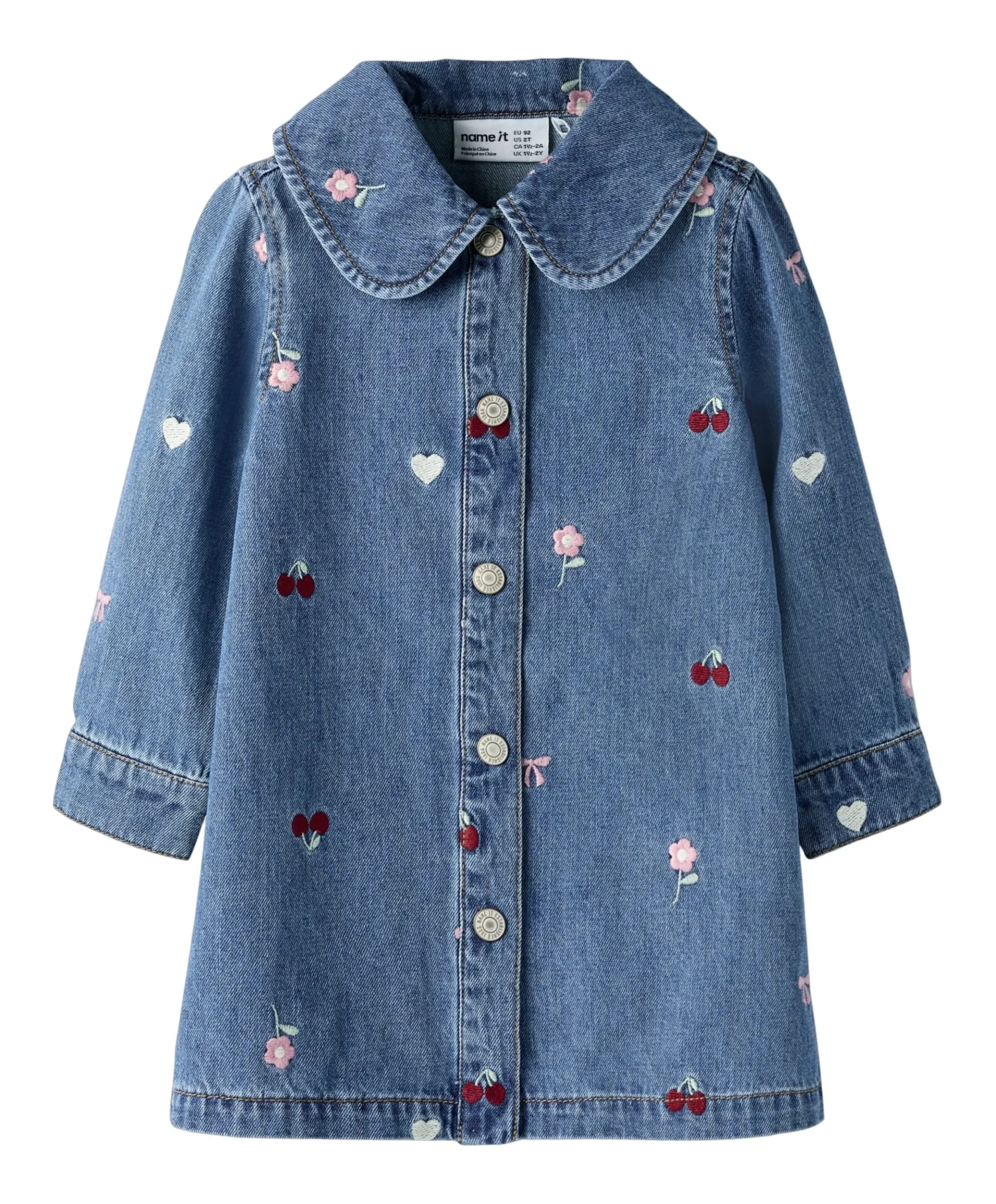 Meisjes jurk blauw