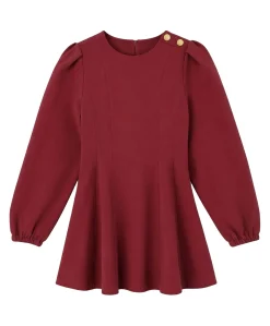 Meisjes jurk bordeaux