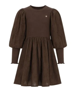 Meisjes jurk bruin