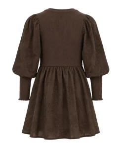 Meisjes jurk bruin
