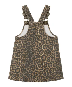 Meisjes jurk bruin