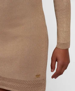 Meisjes jurk bruin