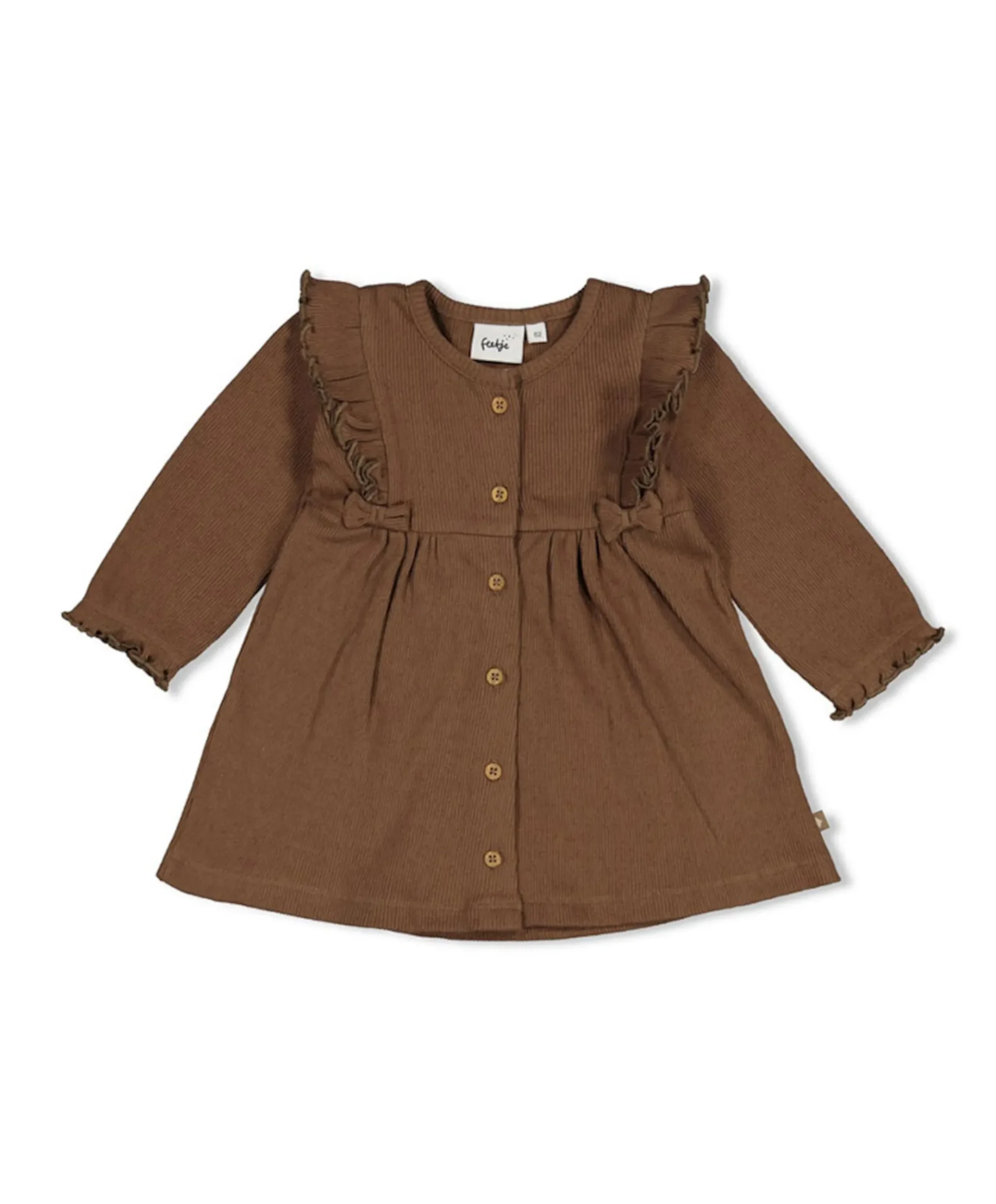 Meisjes jurk bruin