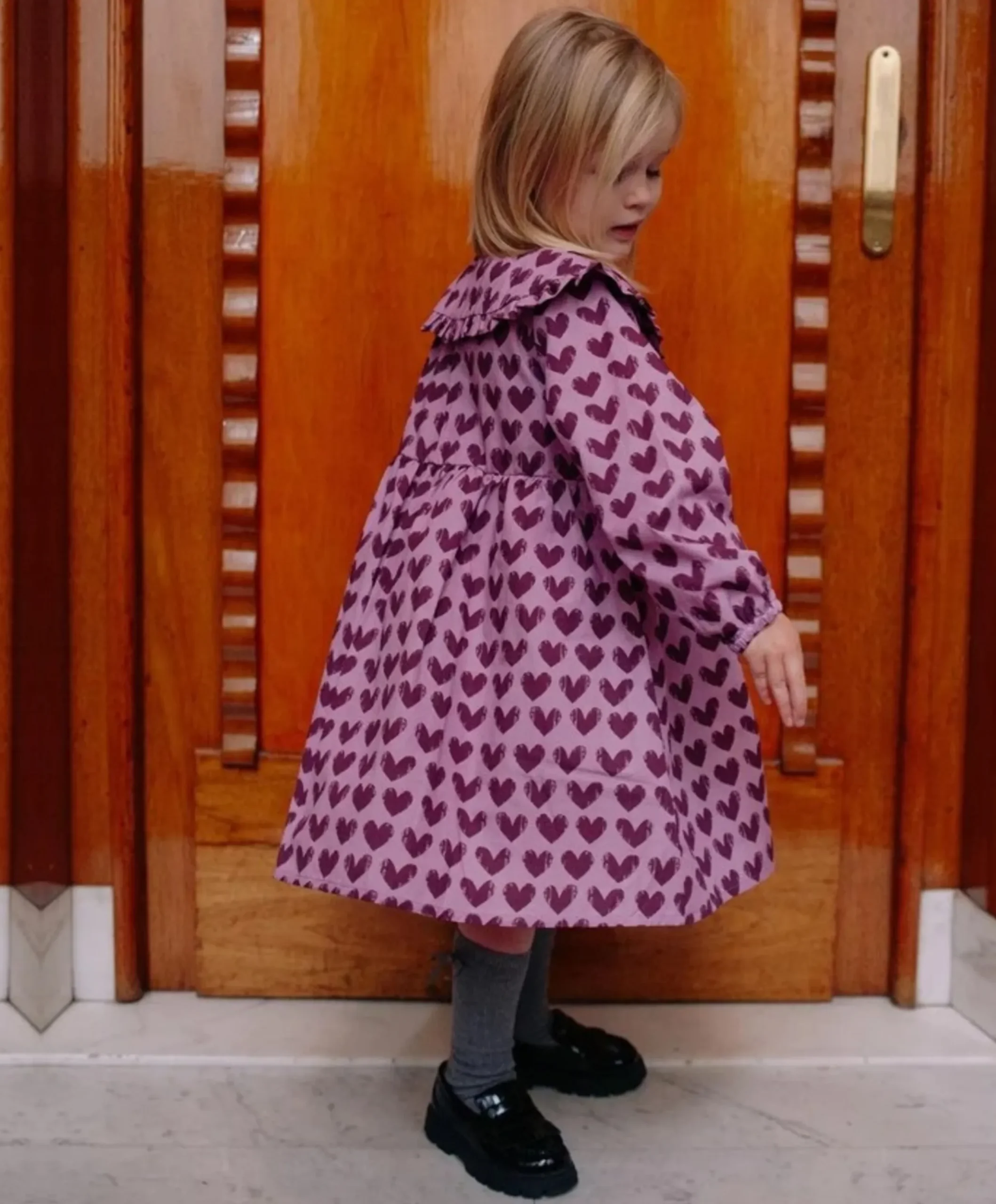 Meisjes jurk roze