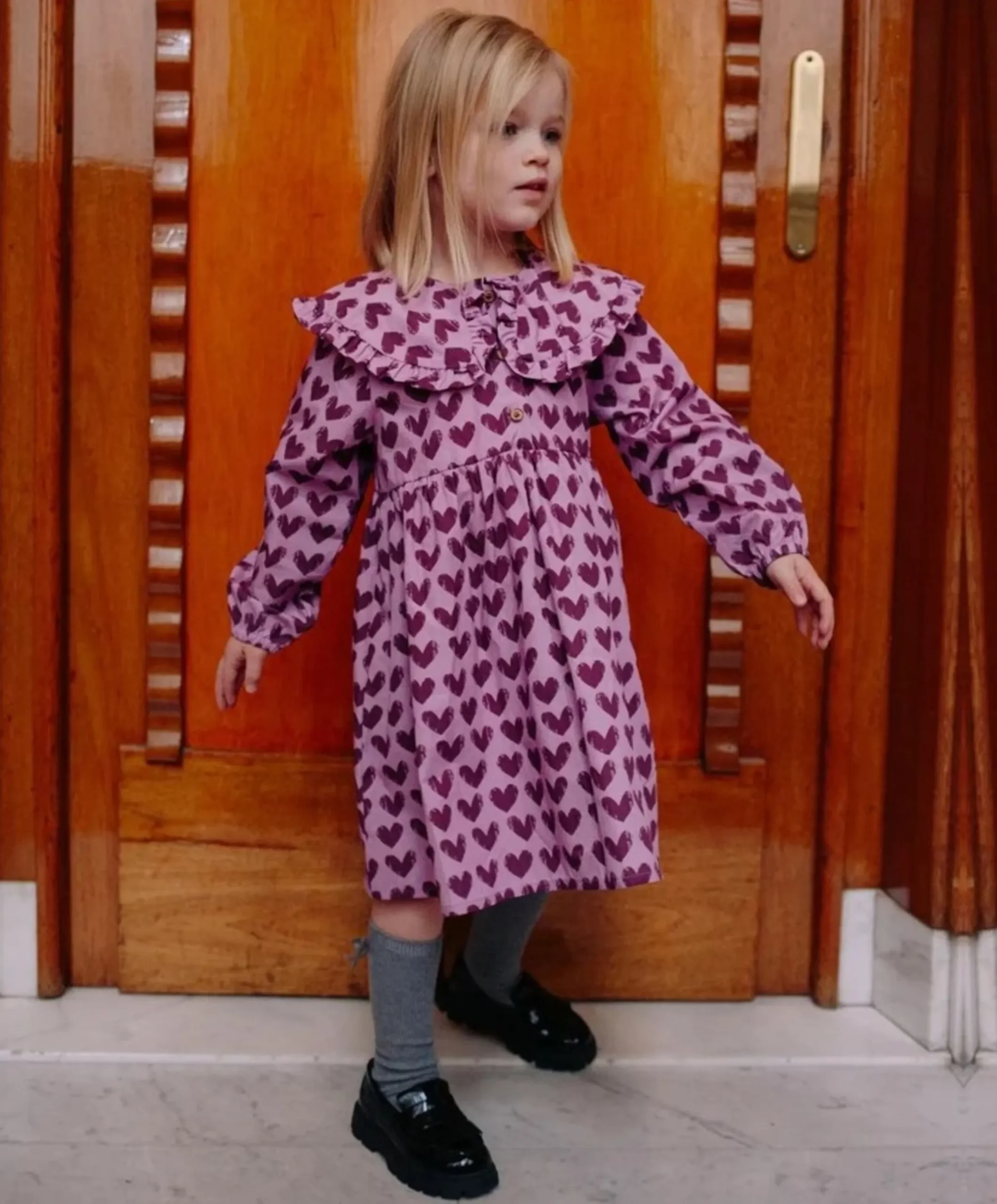 Meisjes jurk roze