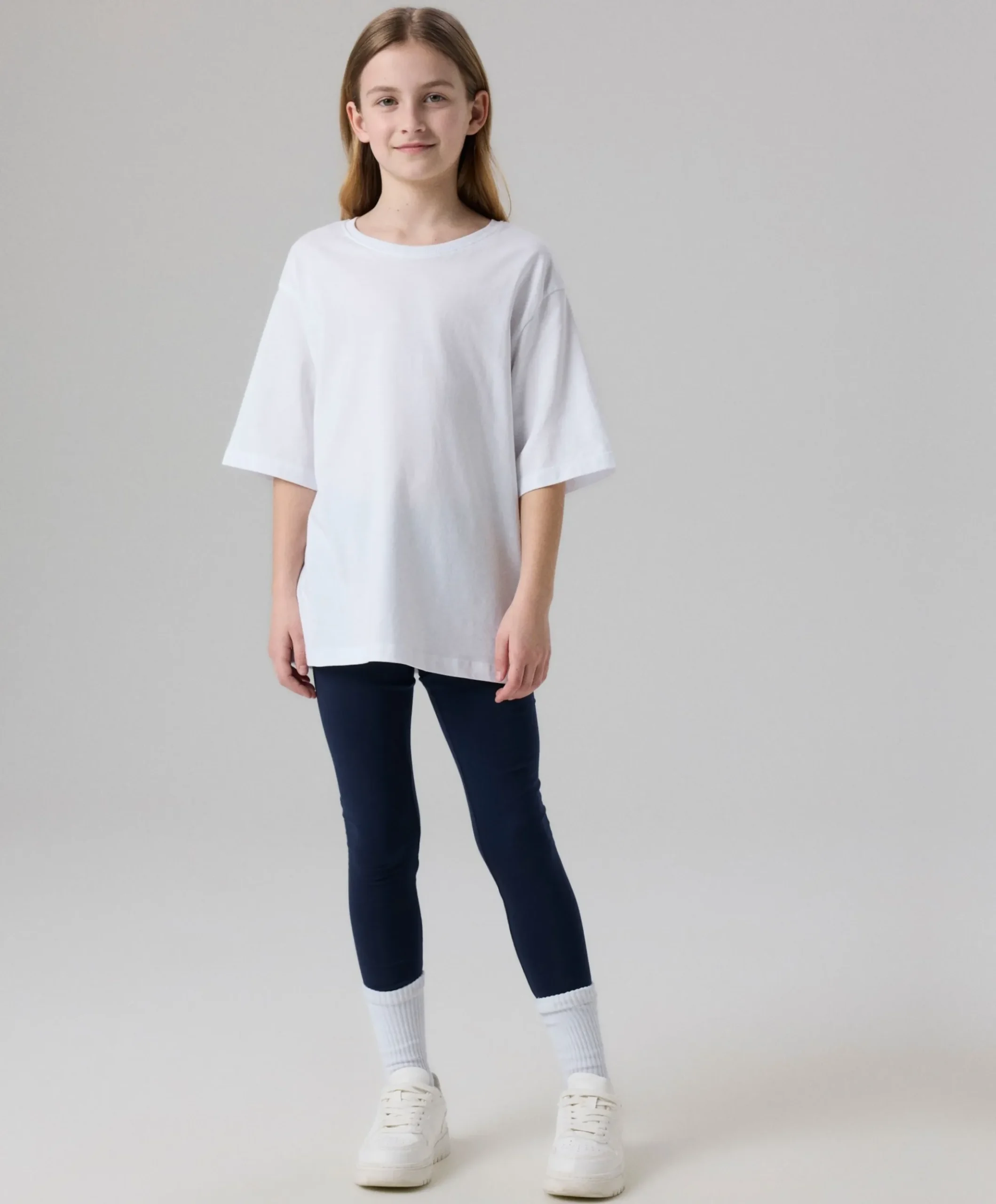 Meisjes legging blauw