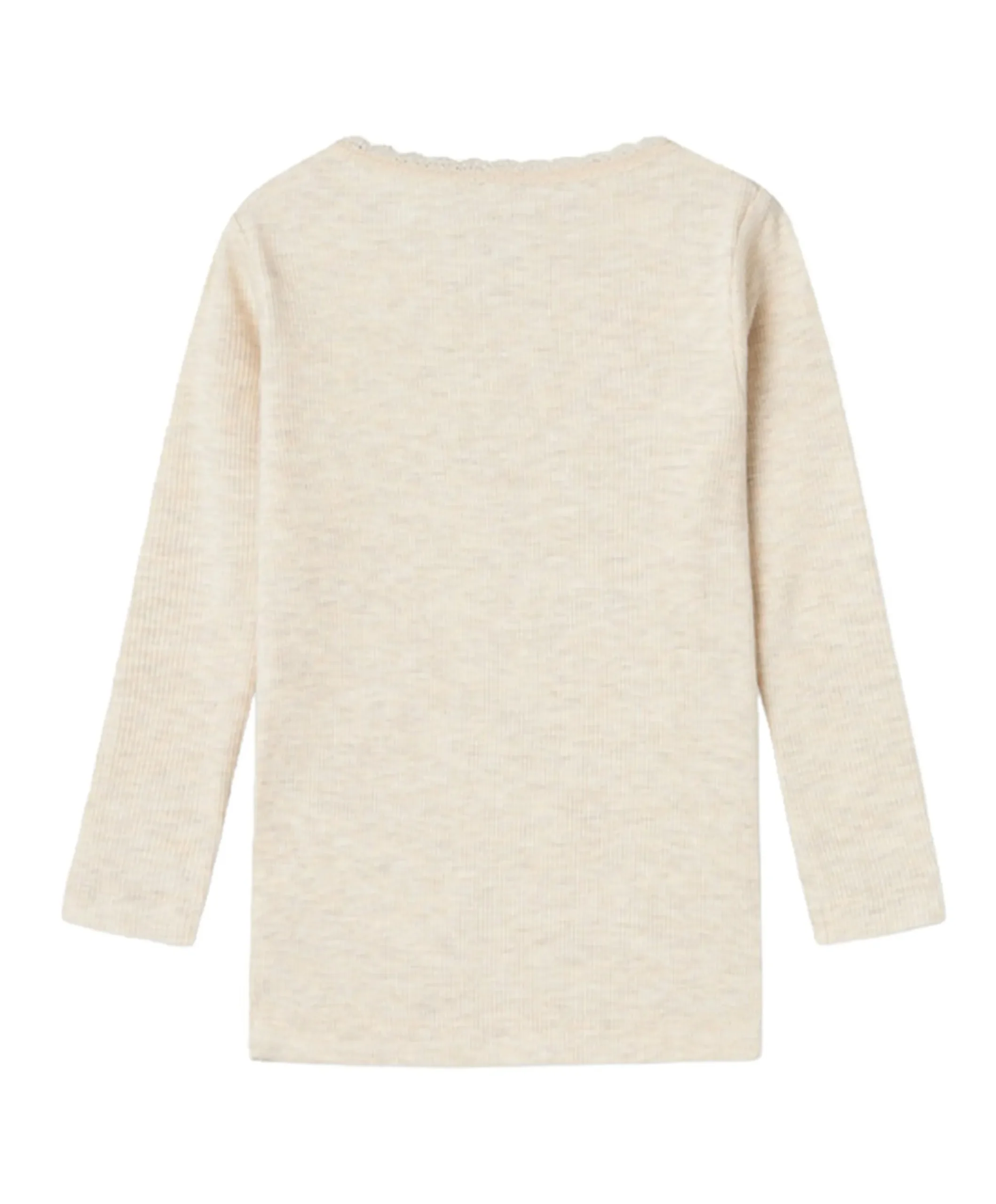 Meisjes longsleeve beige