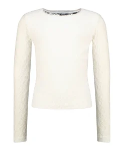 Meisjes longsleeve beige