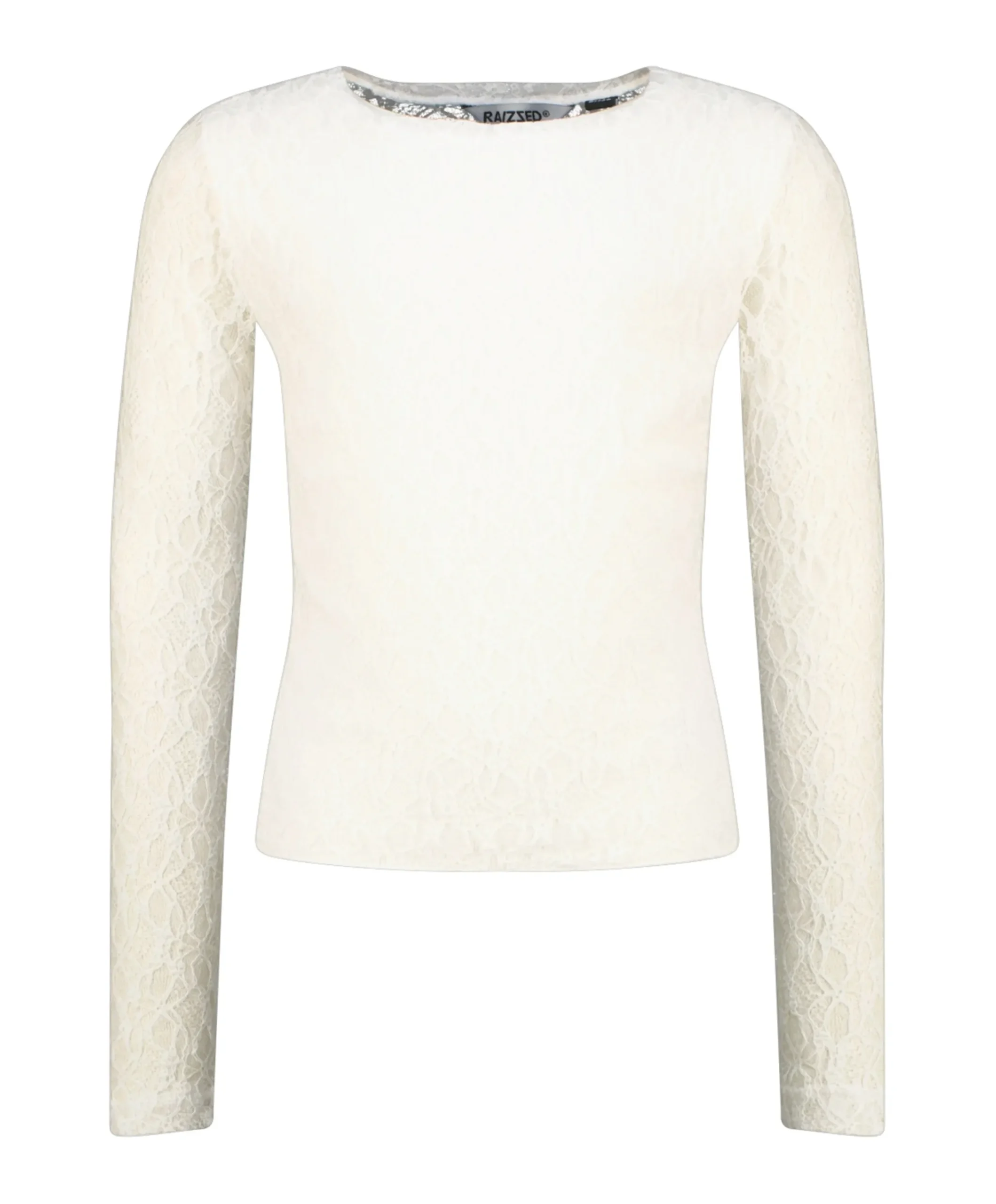 Meisjes longsleeve beige