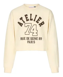Meisjes longsleeve beige
