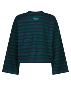 Meisjes longsleeve blauw