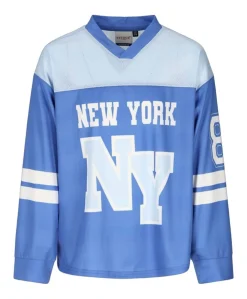 Meisjes longsleeve blauw