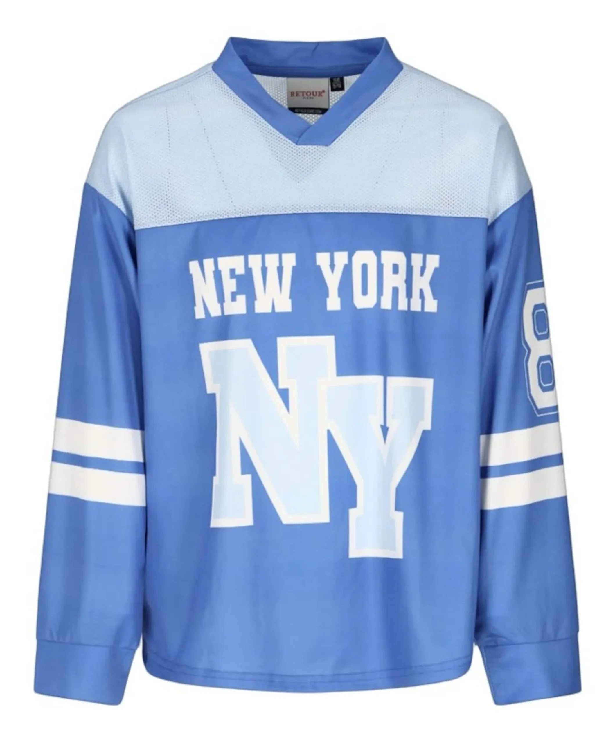 Meisjes longsleeve blauw