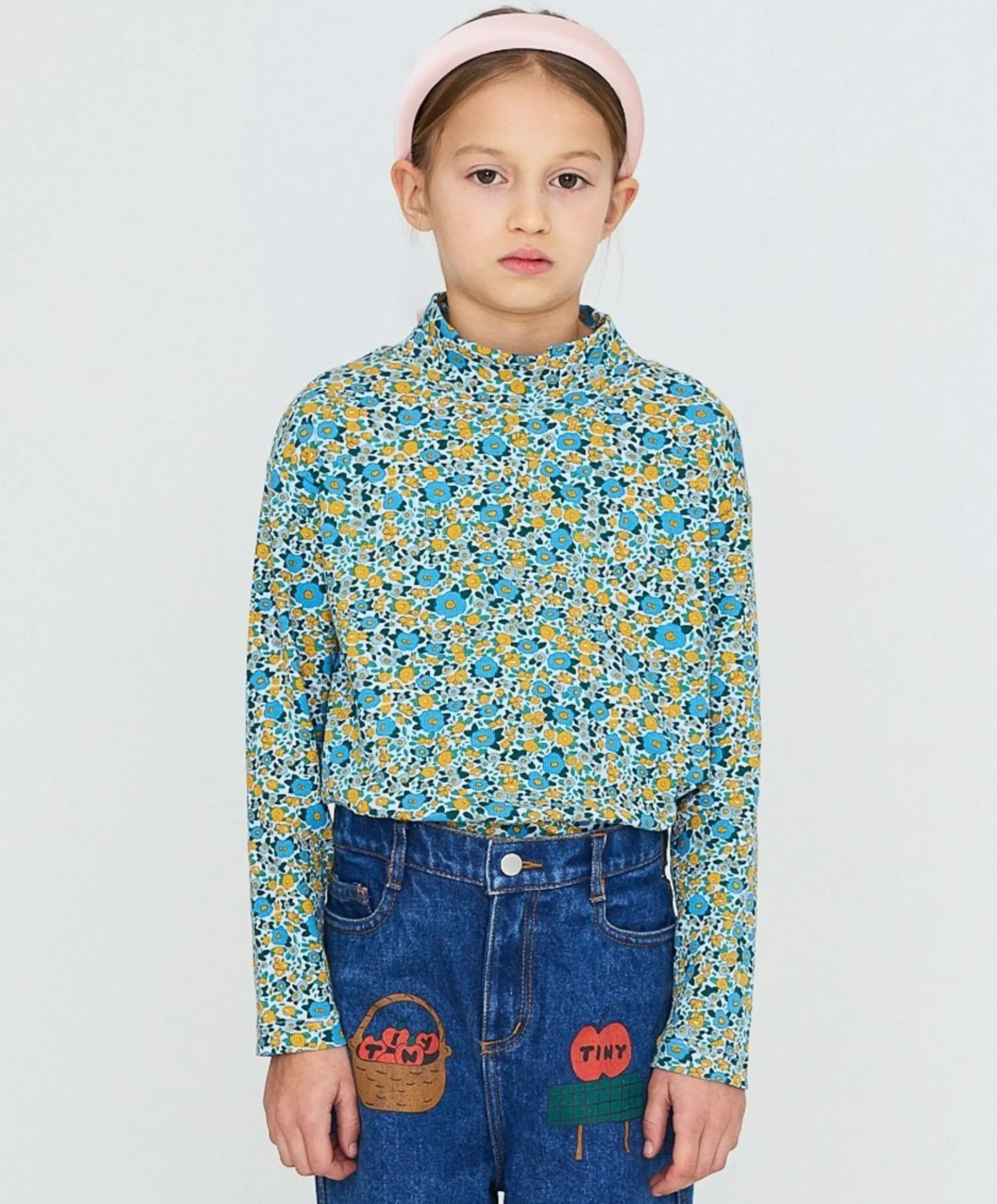 Meisjes longsleeve blauw