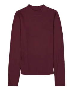 Meisjes longsleeve bordeaux