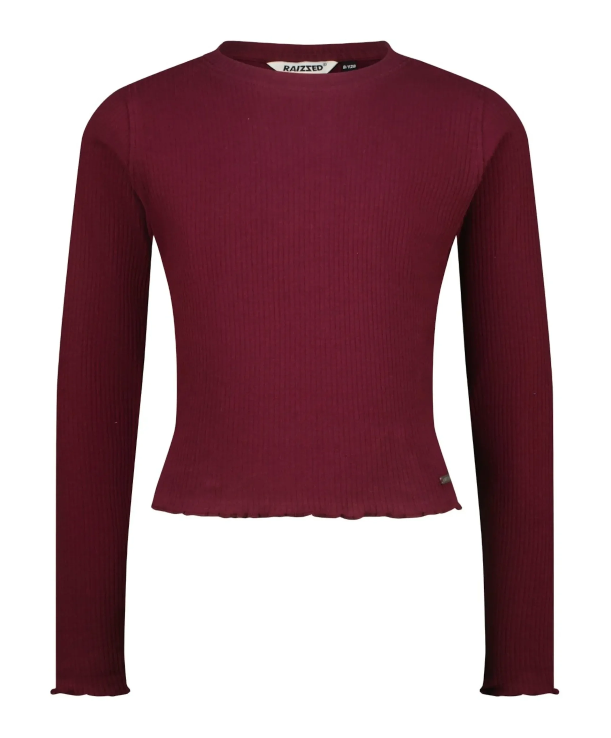 Meisjes longsleeve bordeaux