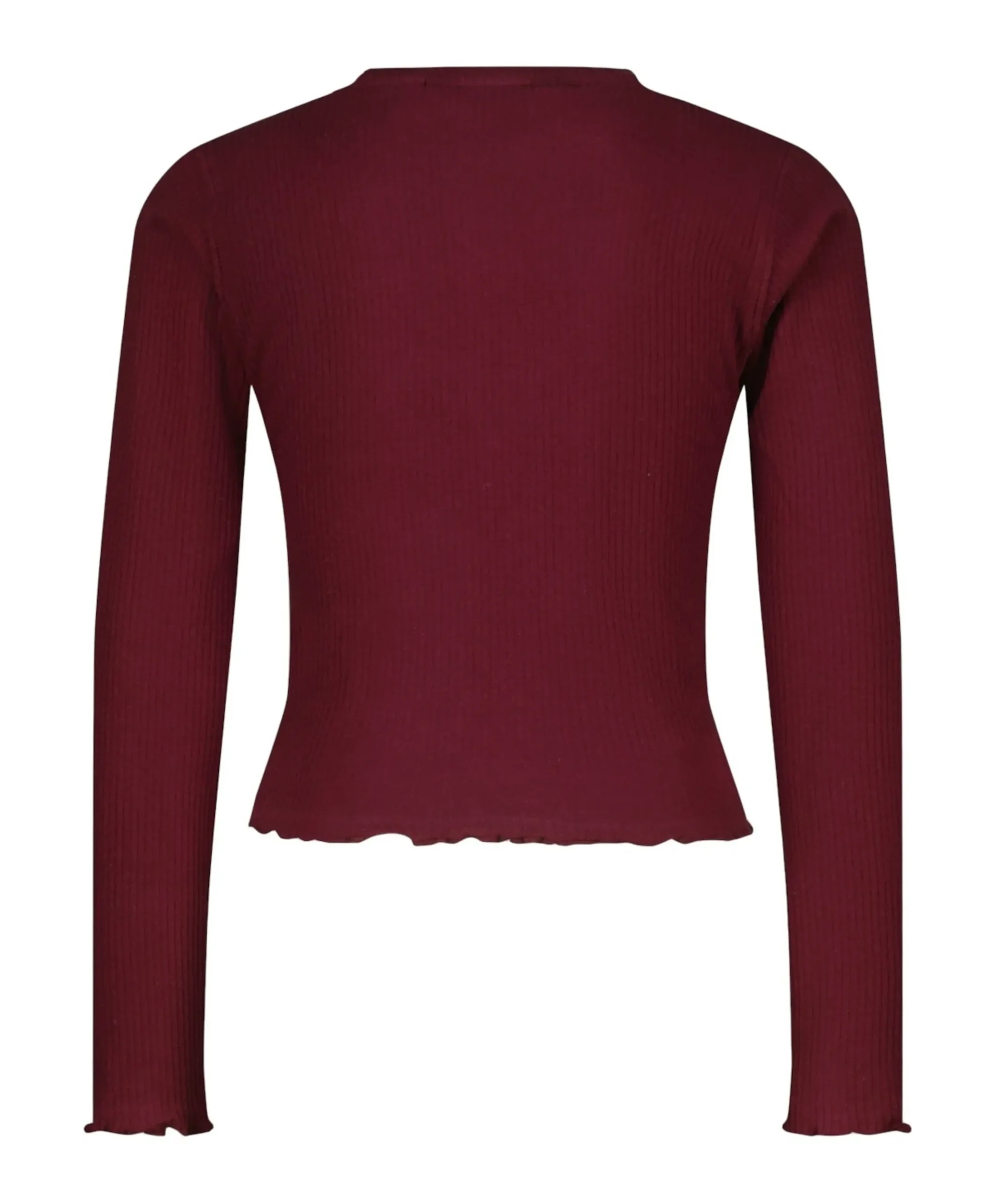 Meisjes longsleeve bordeaux