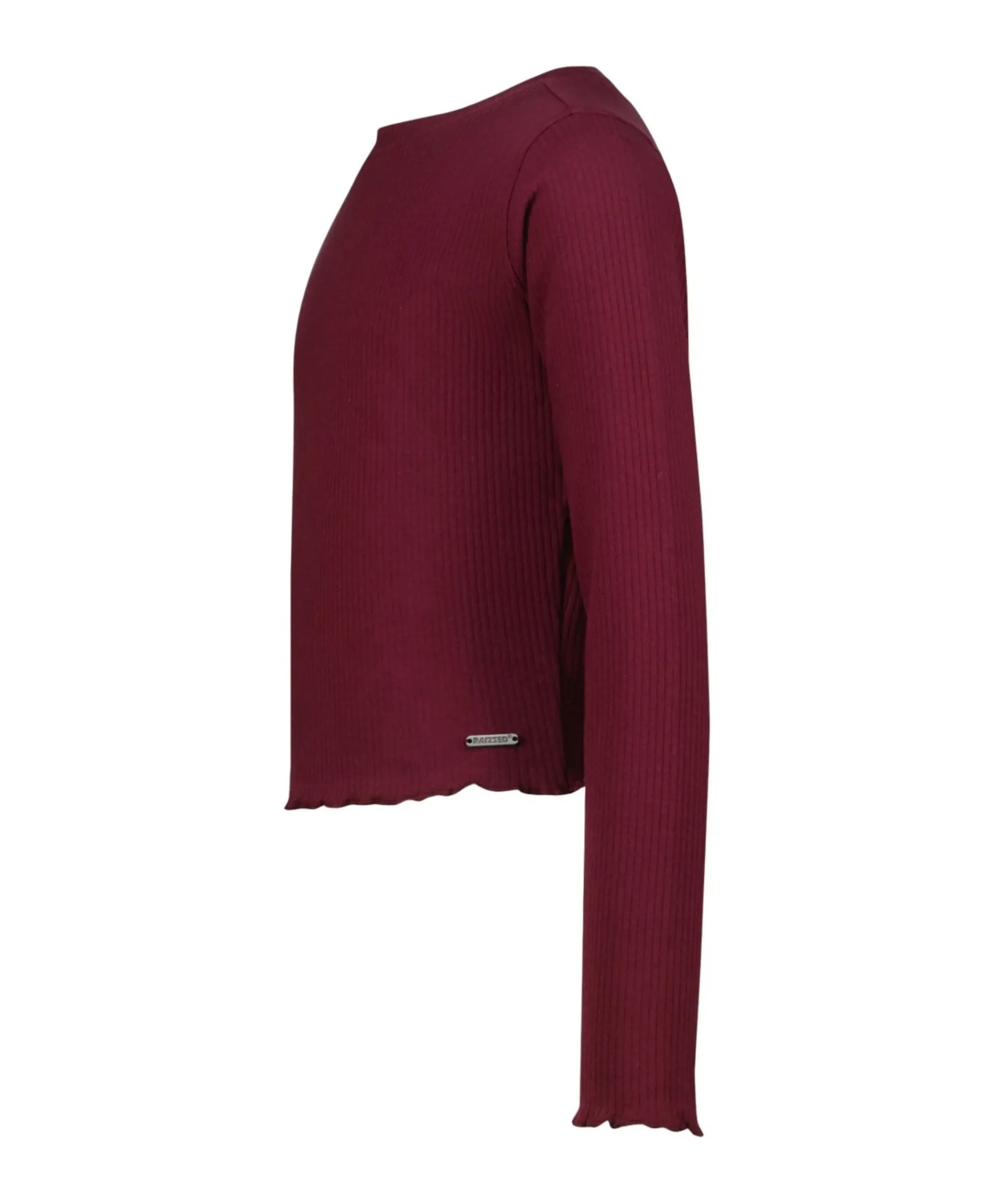 Meisjes longsleeve bordeaux