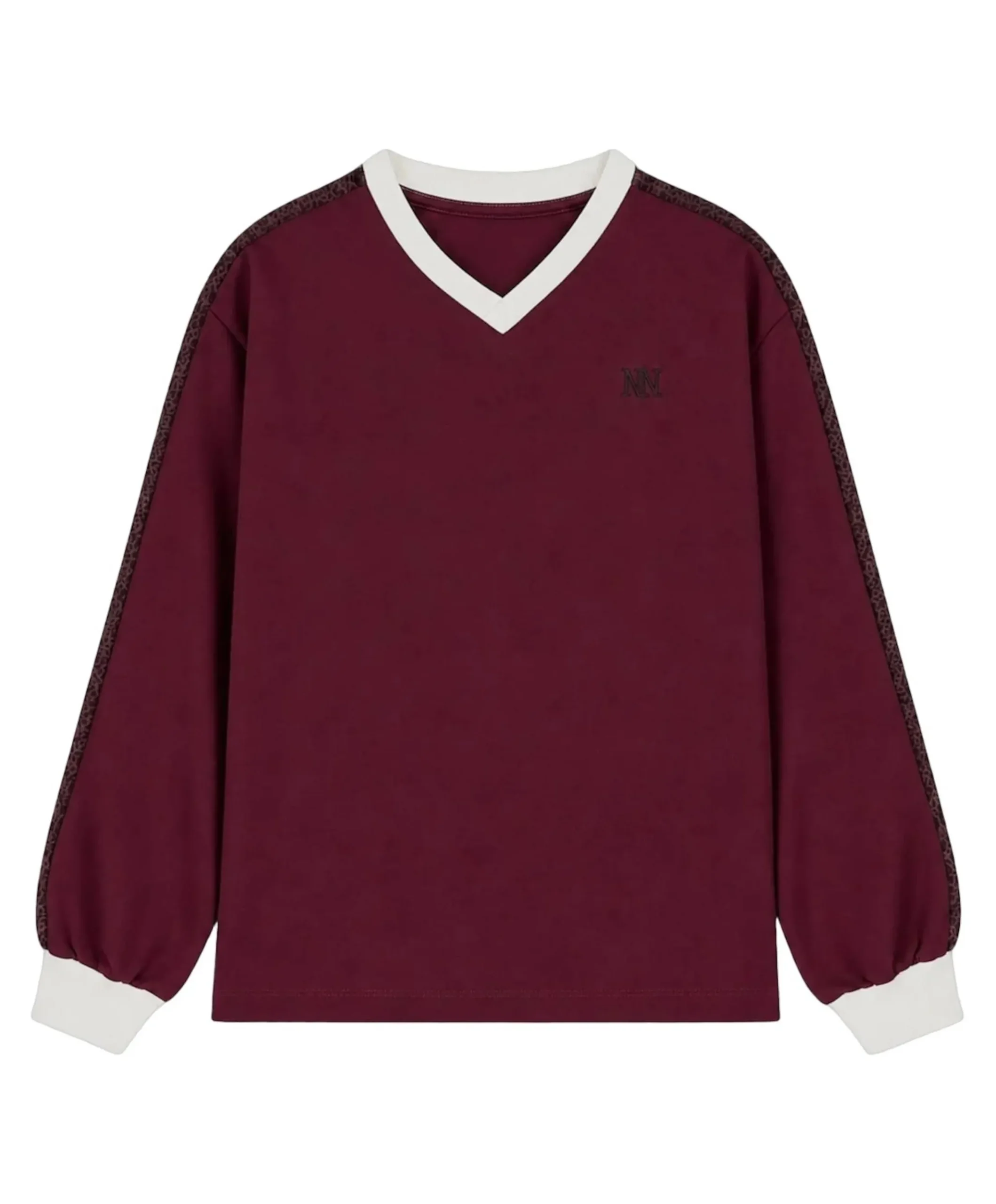 Meisjes longsleeve bordeaux