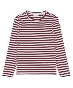 Meisjes longsleeve bordeaux