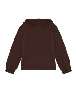 Meisjes longsleeve bordeaux