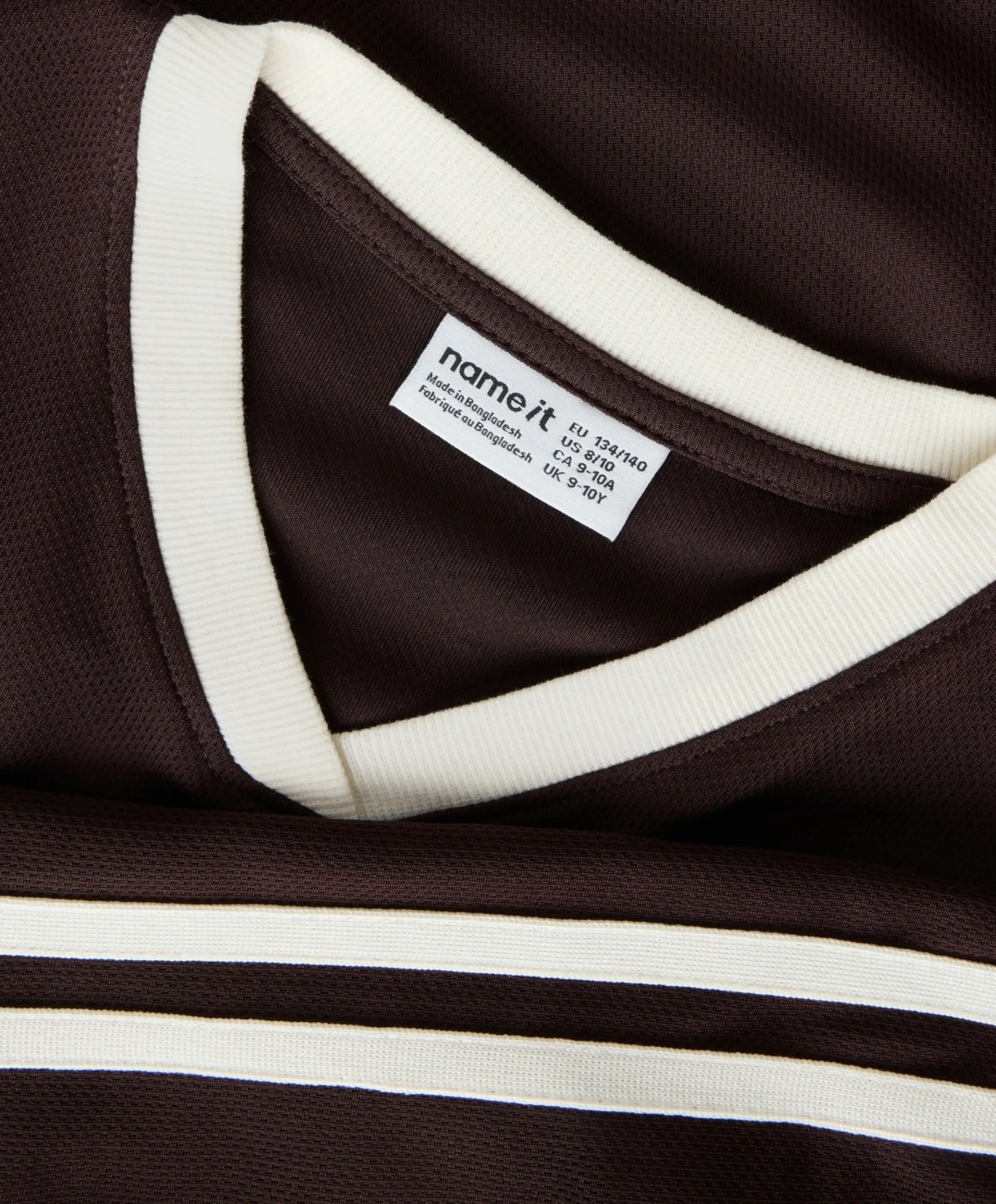 Meisjes longsleeve bruin