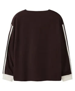 Meisjes longsleeve bruin