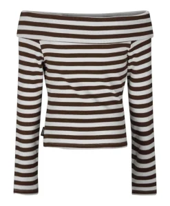 Meisjes longsleeve bruin