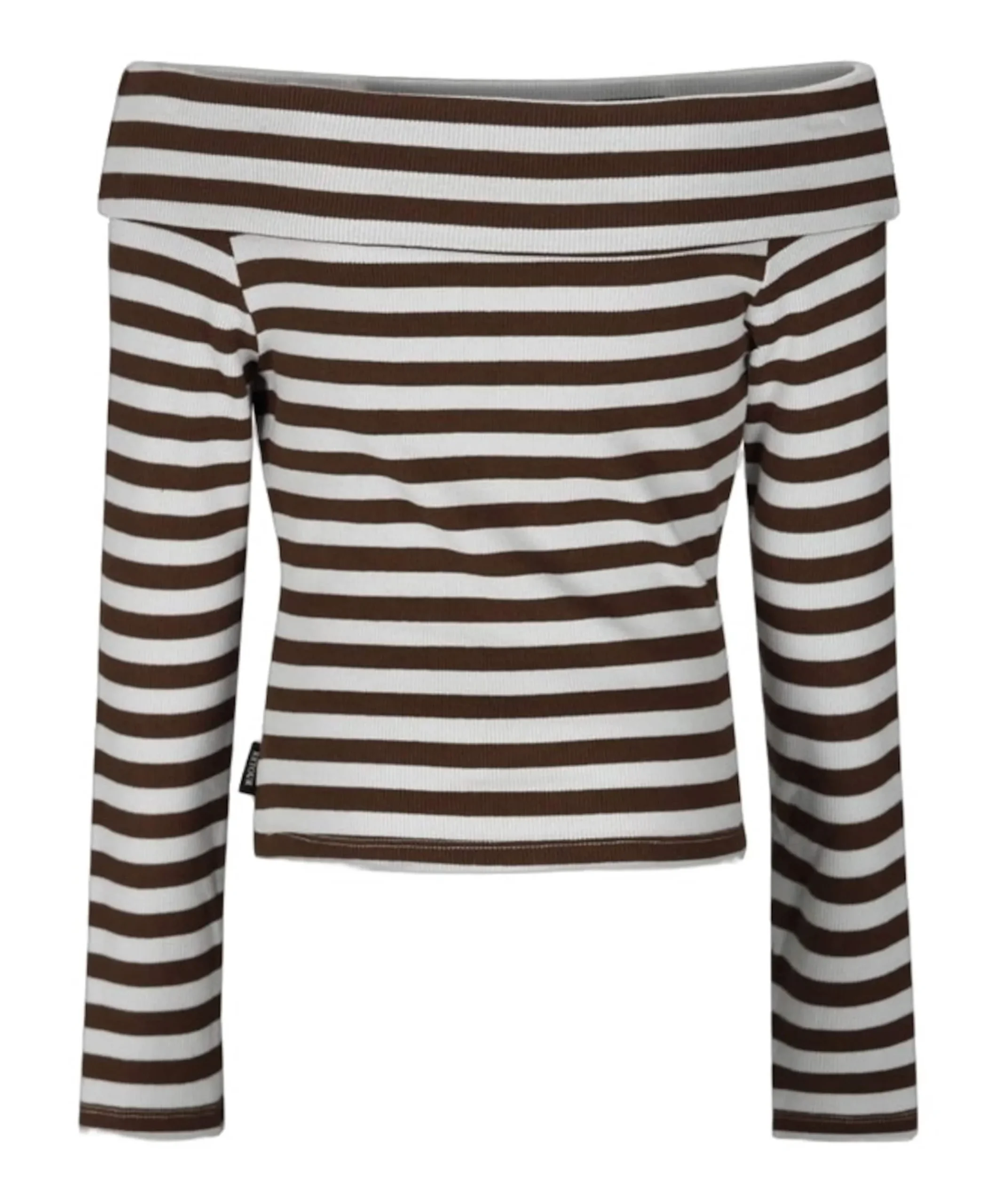 Meisjes longsleeve bruin
