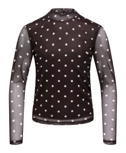 Meisjes longsleeve bruin