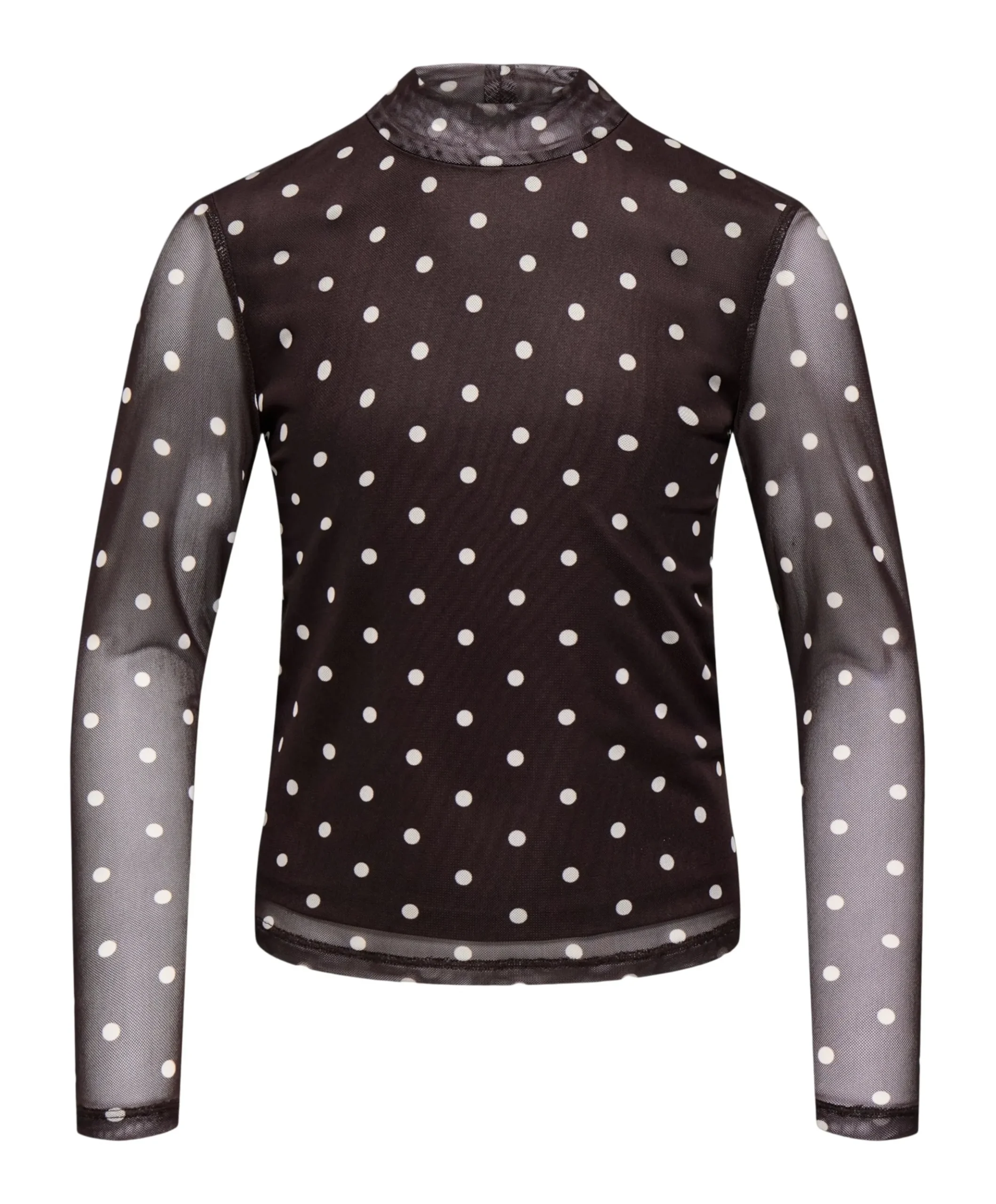 Meisjes longsleeve bruin