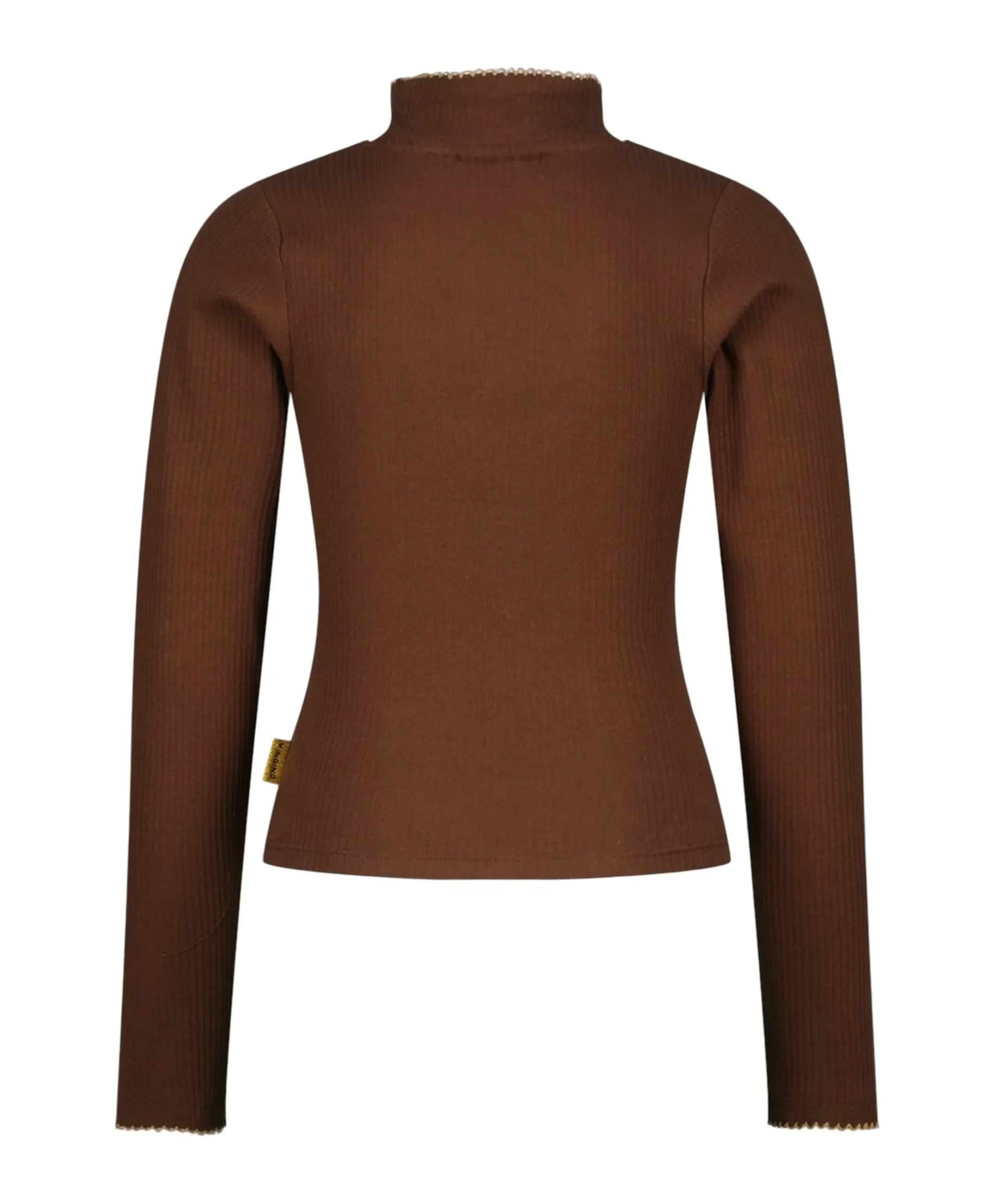 Meisjes longsleeve bruin