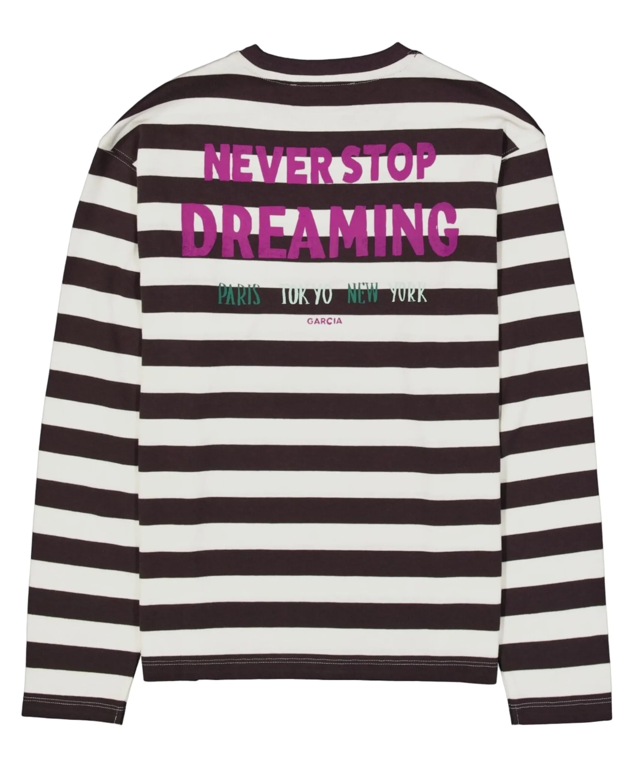 Meisjes longsleeve bruin
