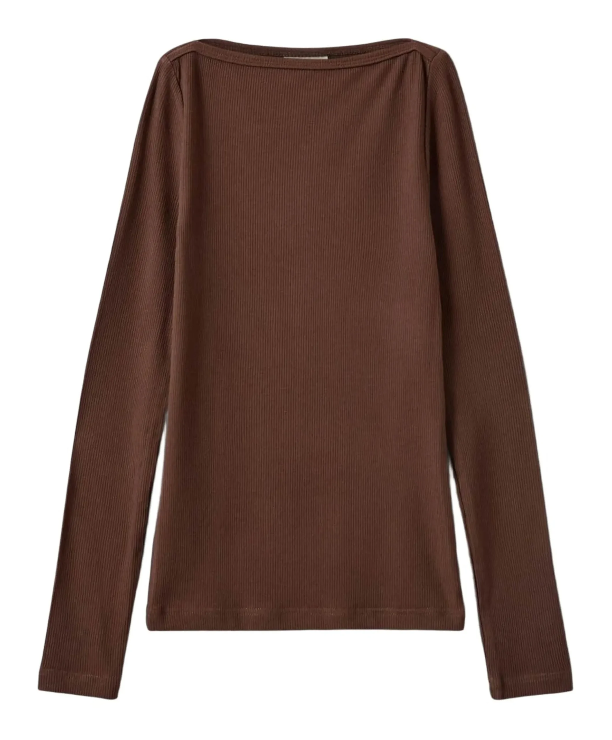 Meisjes longsleeve bruin