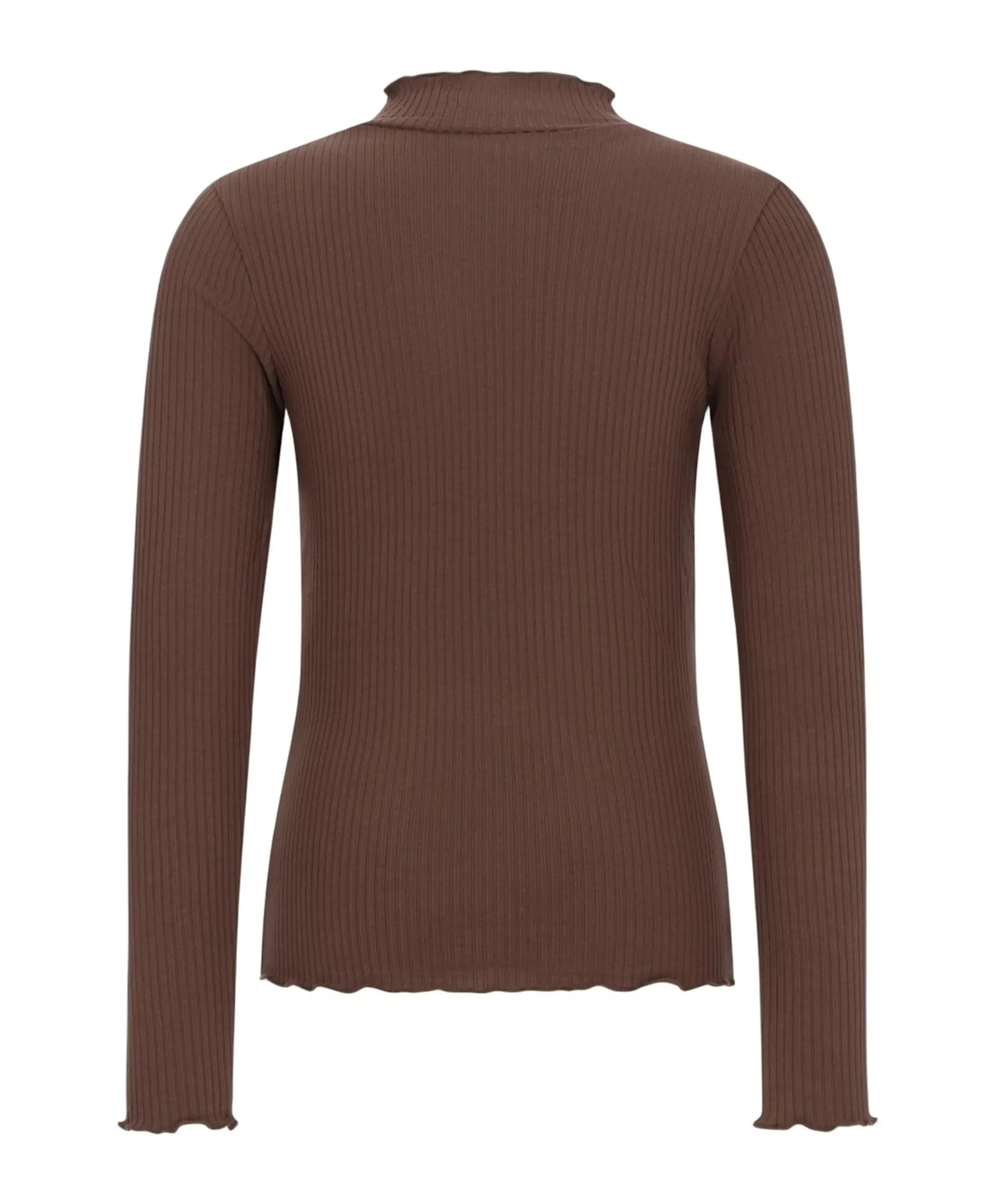 Meisjes longsleeve bruin
