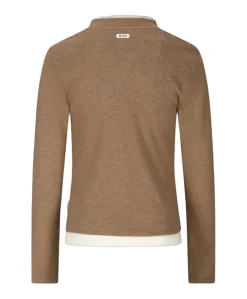 Meisjes longsleeve bruin
