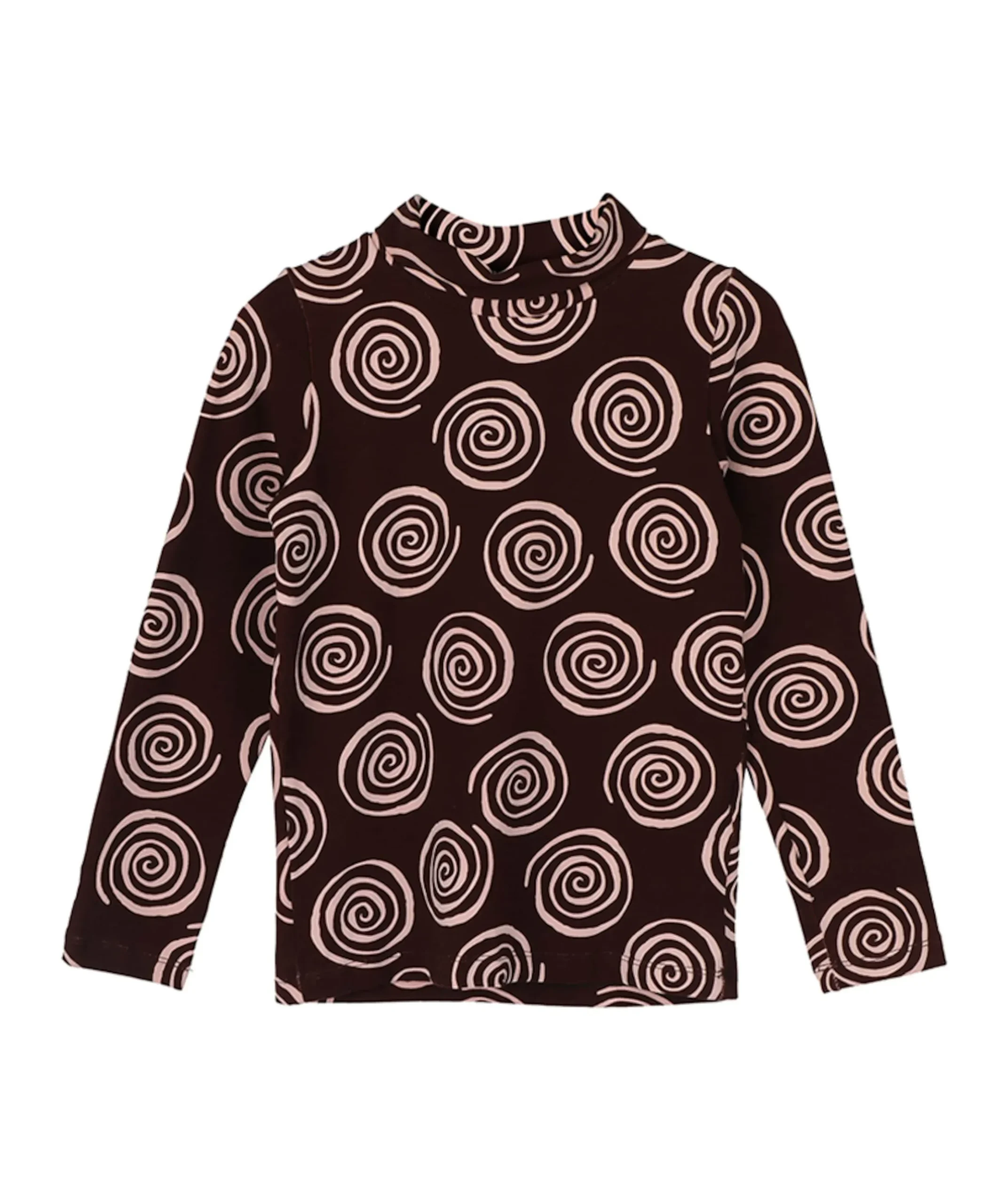 Meisjes longsleeve bruin