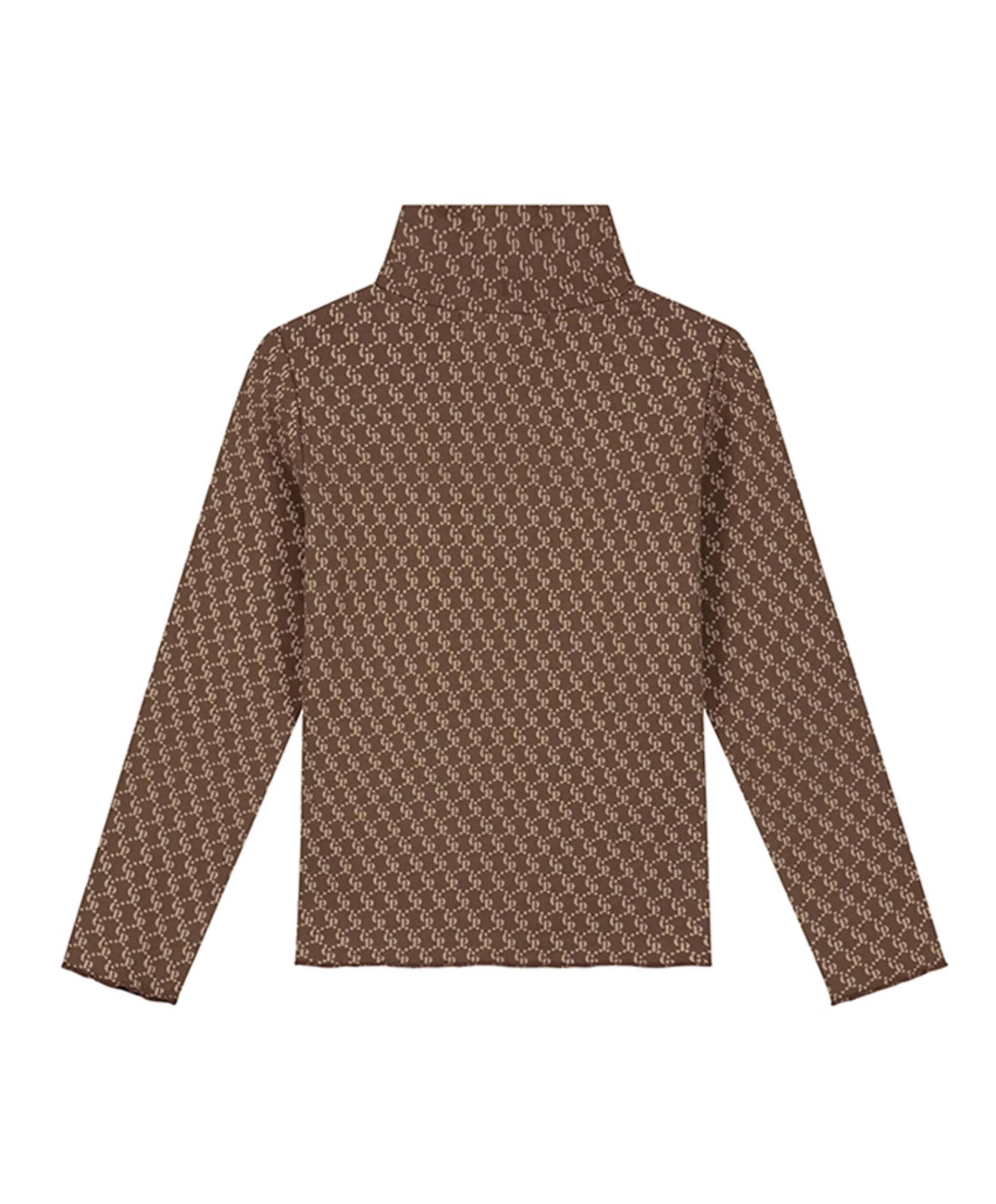 Meisjes longsleeve bruin