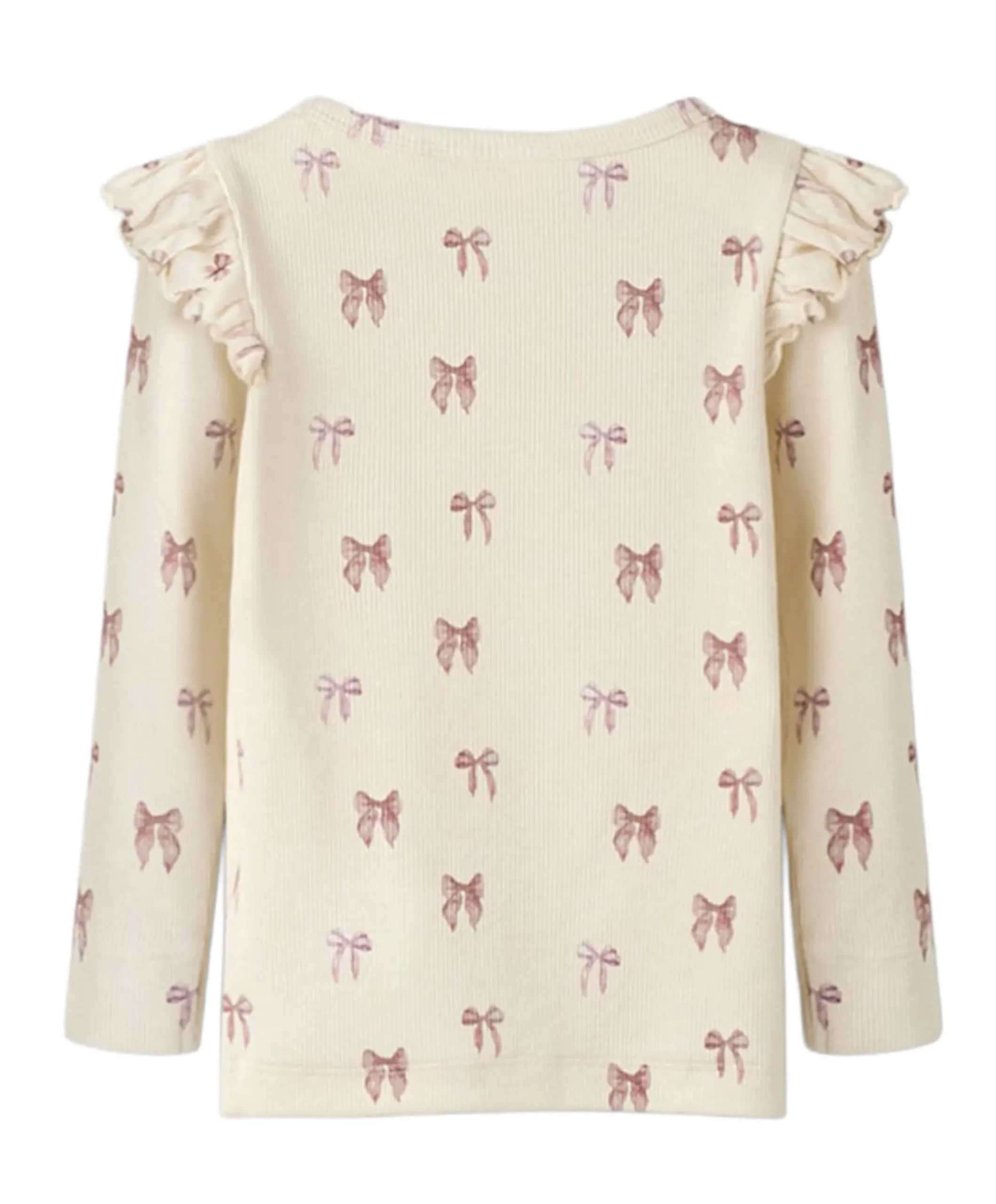 Meisjes longsleeve ecru