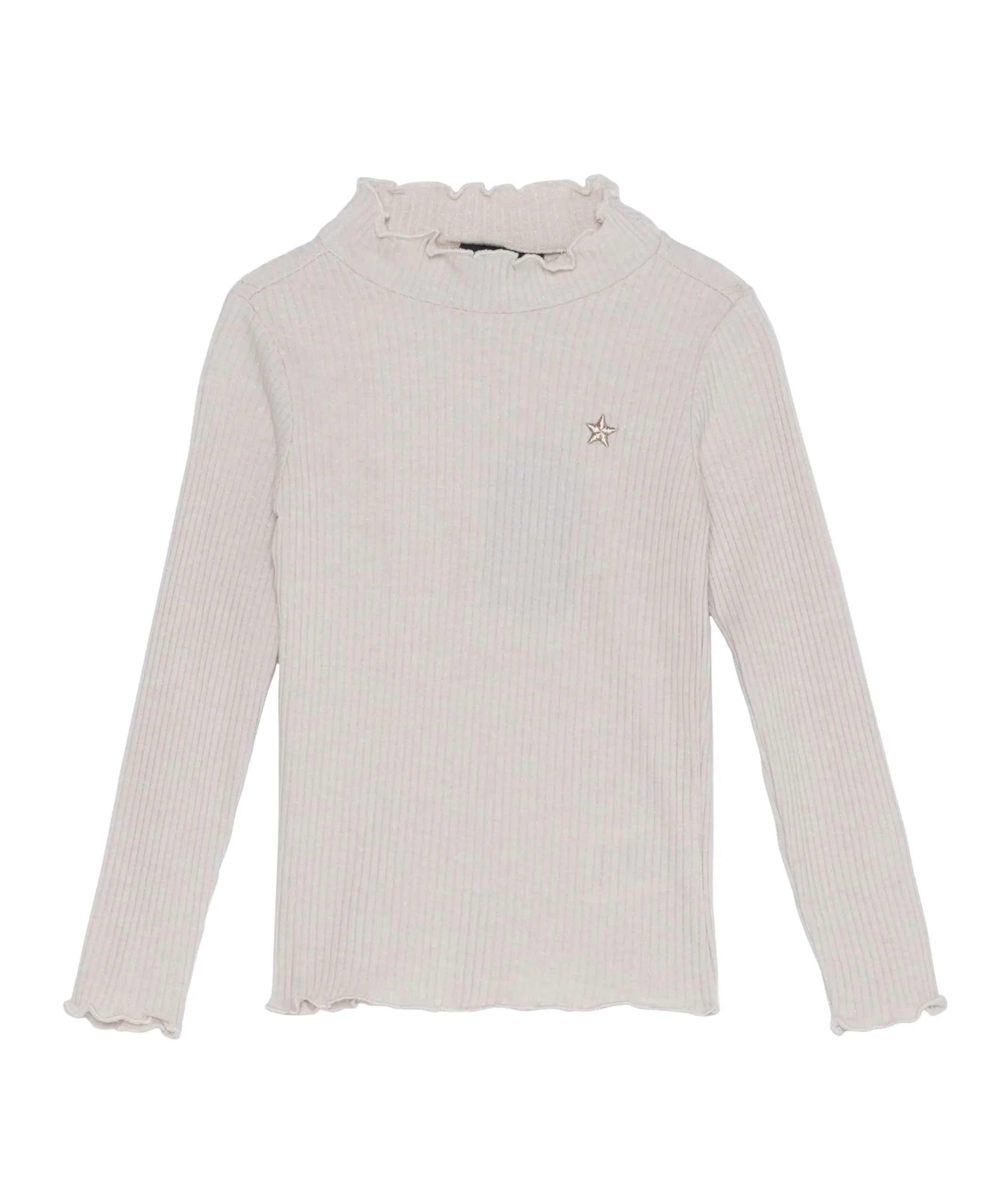 Meisjes longsleeve ecru
