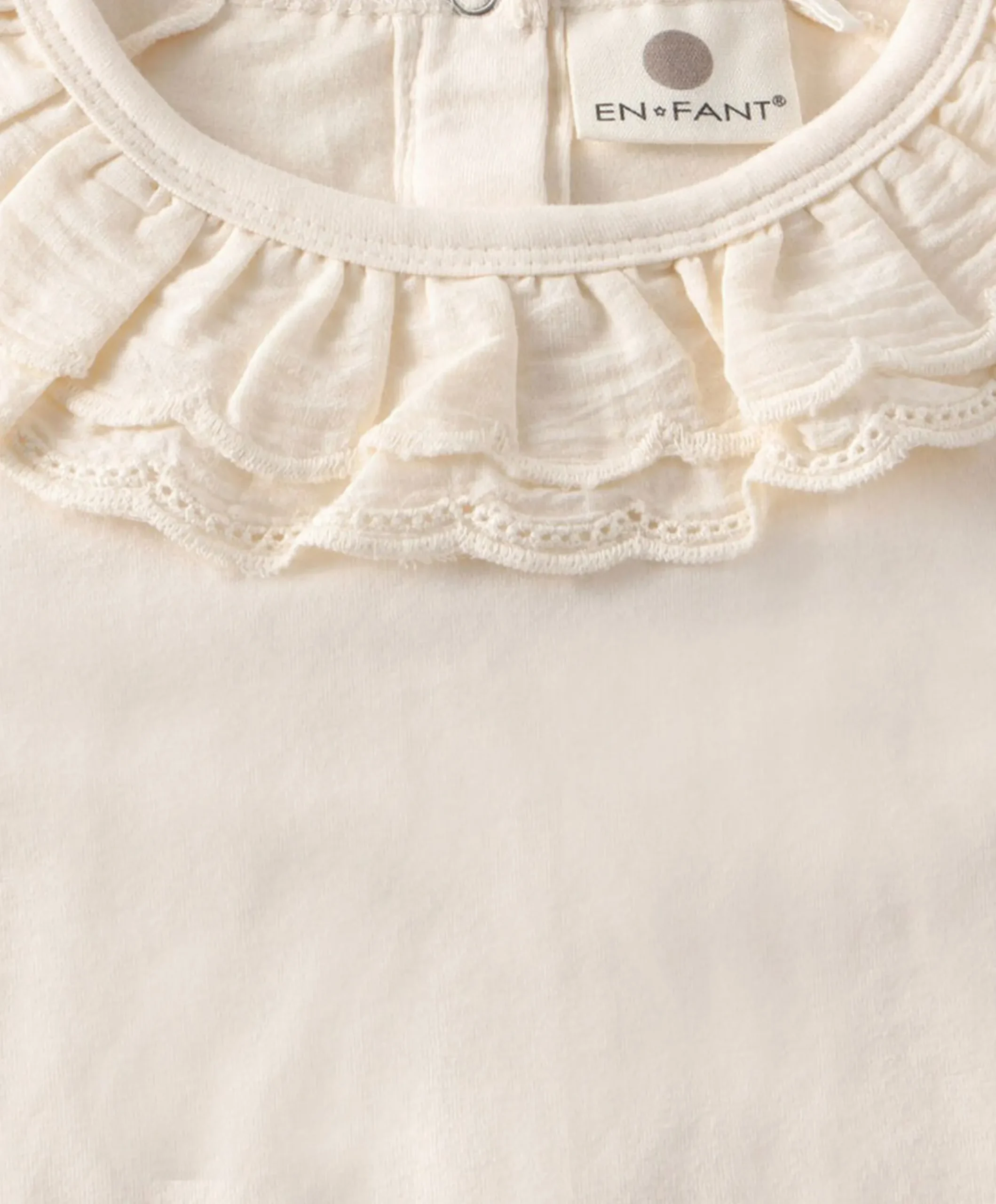 Meisjes longsleeve ecru