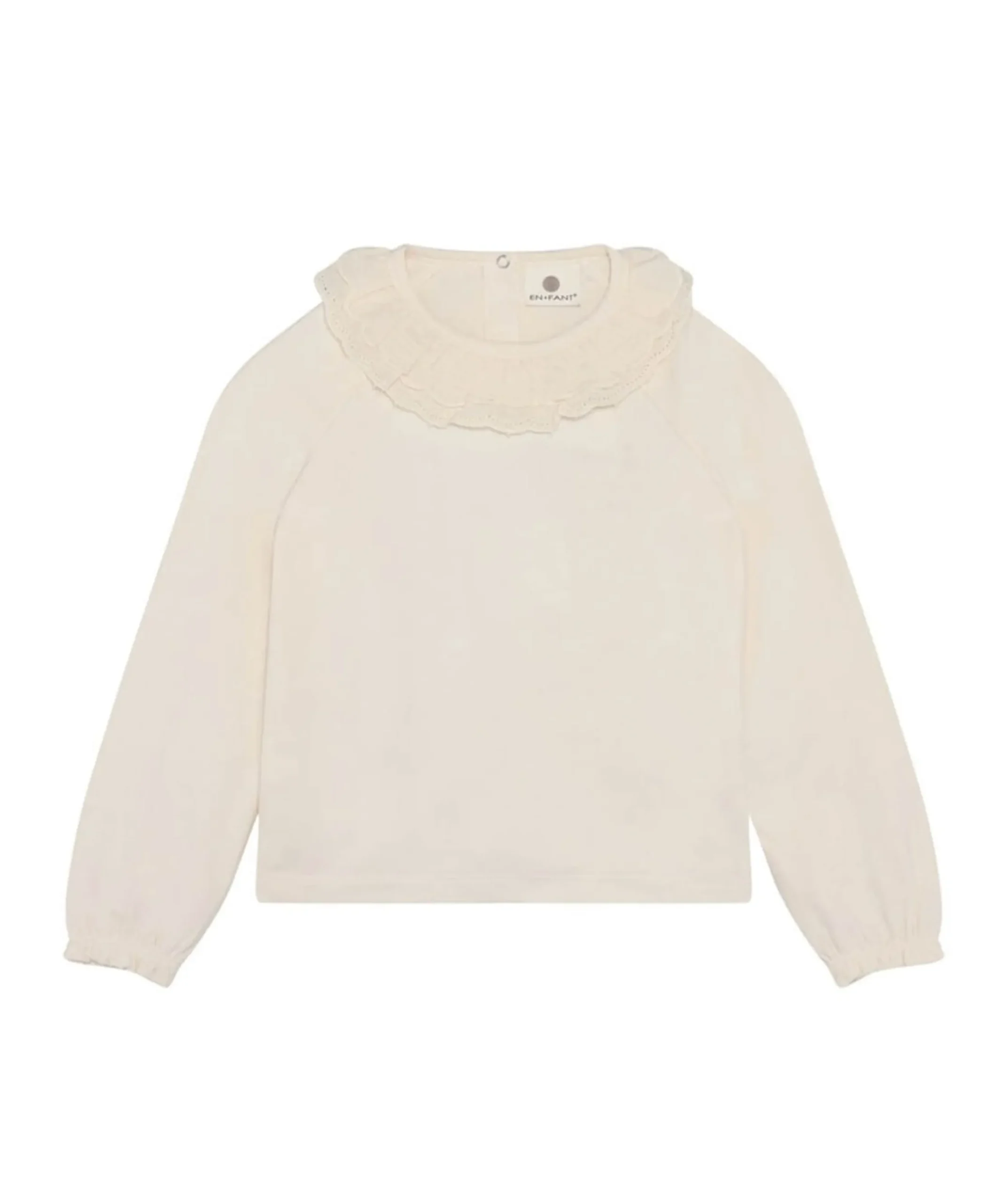 Meisjes longsleeve ecru