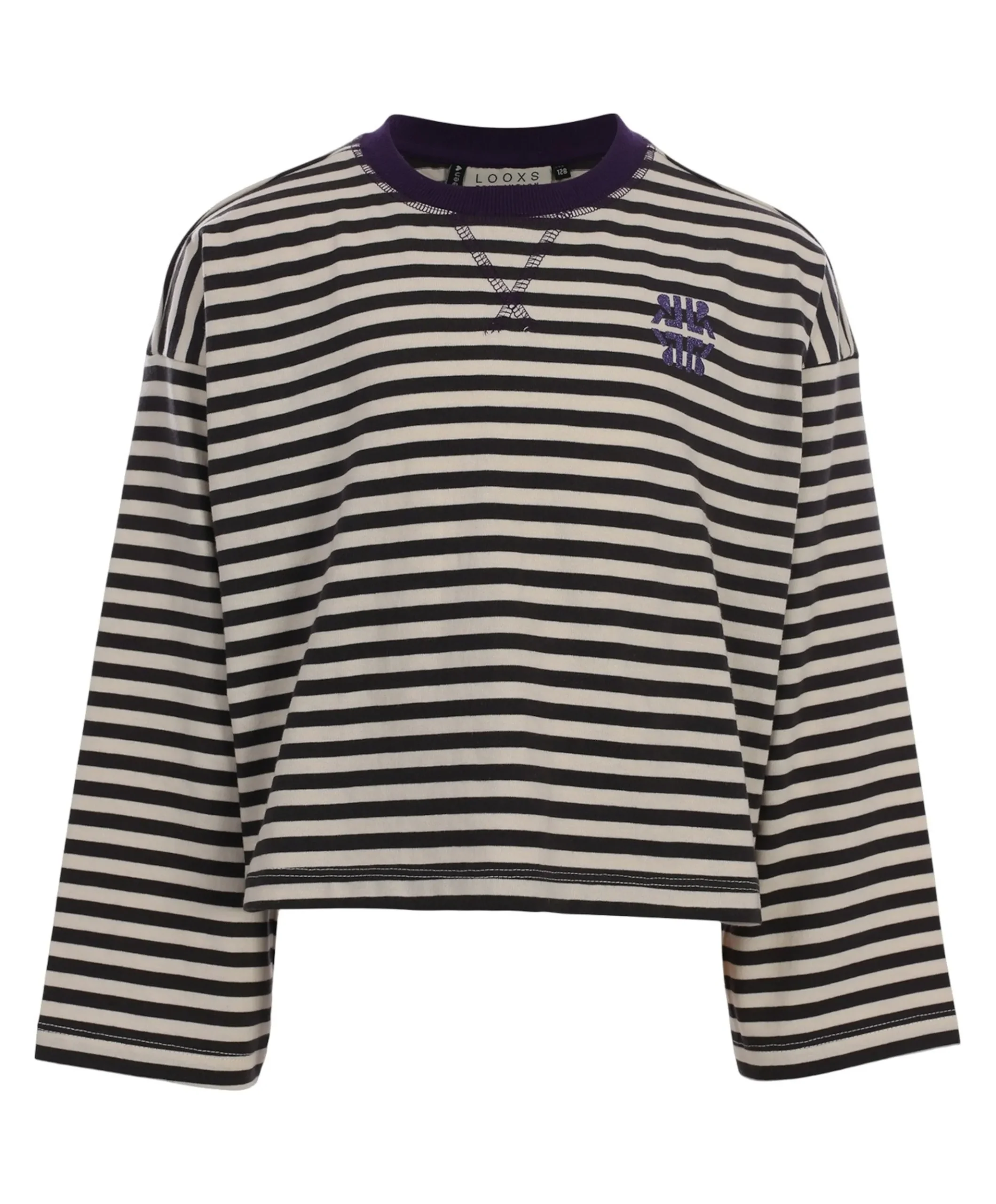 Meisjes longsleeve grijs