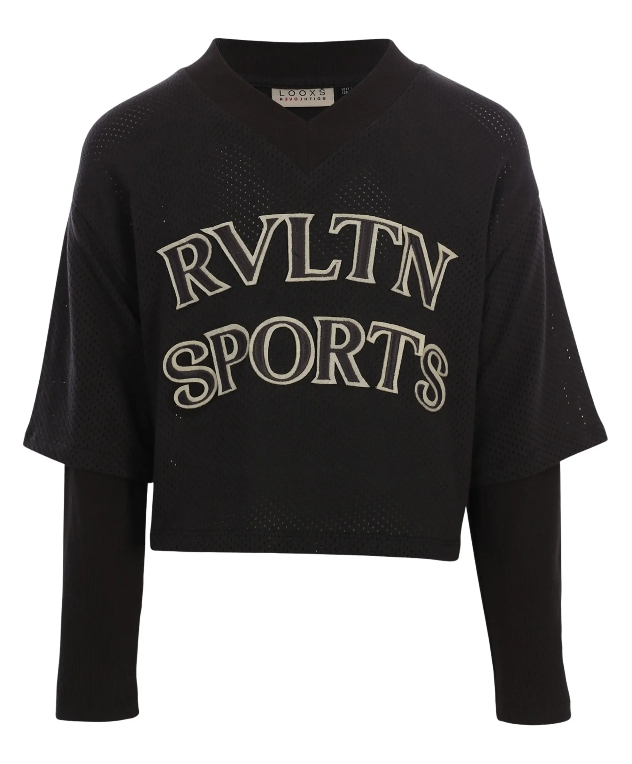 Meisjes longsleeve grijs