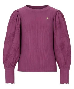 Meisjes longsleeve paars
