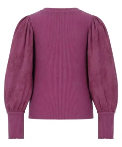 Meisjes longsleeve paars