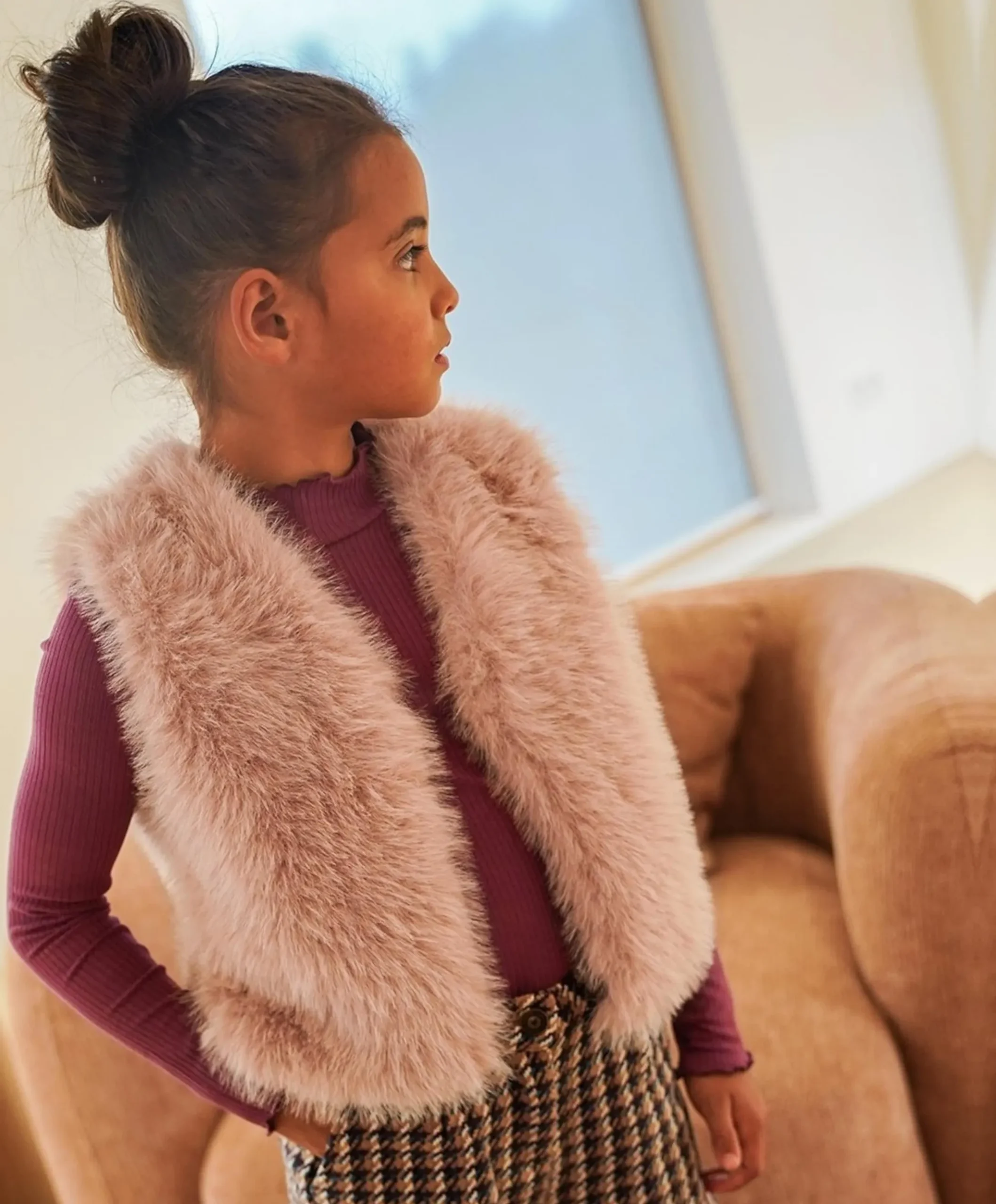 Meisjes longsleeve paars