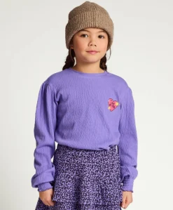 Meisjes longsleeve paars